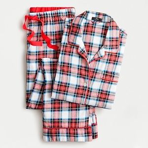 NWT J. Crew plaid flannel pajamas